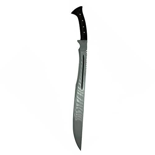 Machetes — Fwosi Kukri Machete with Carbon Steel Blade and Sheath