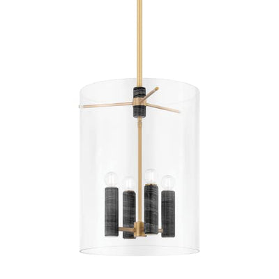 Lanterns & Torches — Corbett Lighting Adonis 4-Light Lantern, Vintage Brass