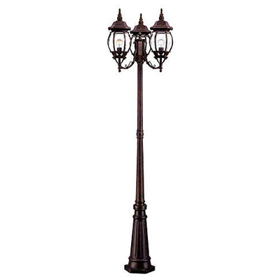 Post Lights — Acclaim Lighting 5179BW Chateau Post Light, Burled Walnut