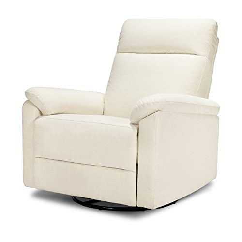DaVinci Suzy Swivel Recliner Vanilla GREENGUARD Gold CertiPUR-US Certified