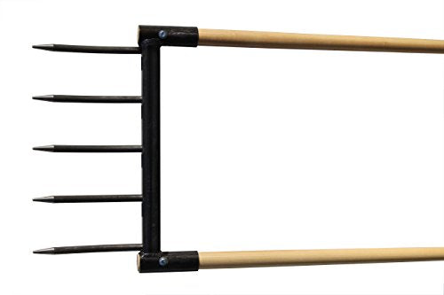 Pitchforks — CobraHead Broadfork Black with Carbon Steel Tines