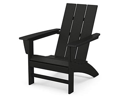 Patio Seating — POLYWOOD Modern Adirondack Chair AD420BL Black