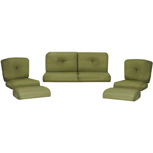 Hanover Replacement Cushions for Strathmere 6-Piece Seating Set Cilantro Green
