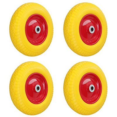 Wheelbarrows — AB Tools Puncture-Proof Foam Wheelbarrow Wheels 4pk