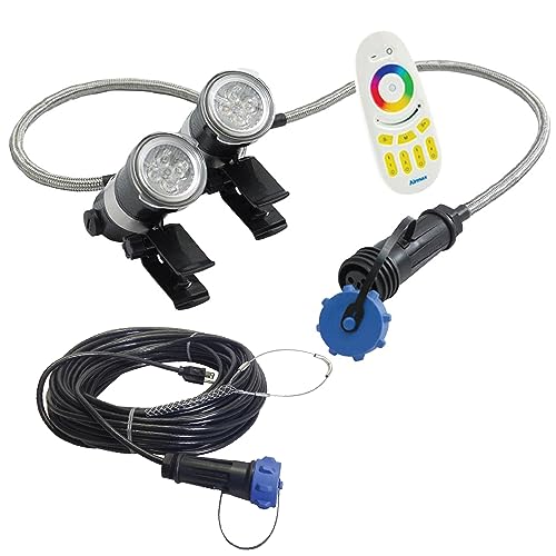 Pond Lights — Airmax Color-Changing Pond Light Set with RGBW Bulbs