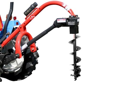 AGKNX Tool Tuff Model 400 3-Point Tractor Post Hole Digger with 6" & 9" Augers