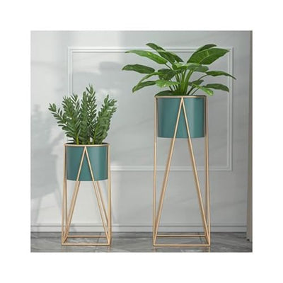 Stands — 4CASILIJUN Green S+l Iron Floor Plant Stand