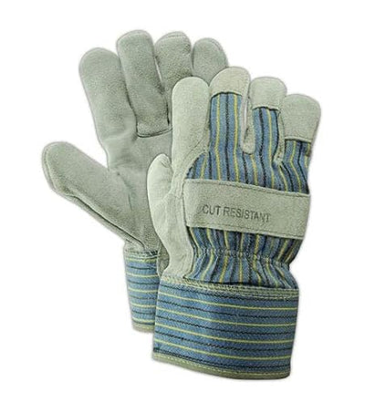 Gloves — MAGID TB655EJJKV DuraMaster Gunn Cut Gloves, Blue/Gray