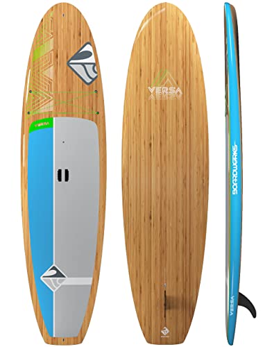 Boardworks Versa Recreational Stand Up Paddleboard Bamboo/Blue