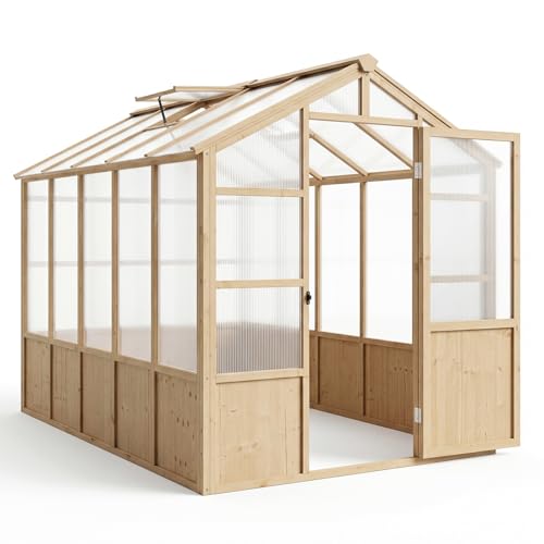 Structures & Hardware — ActiveTrail Wooden Greenhouse with Ventilation and Lockable Door
