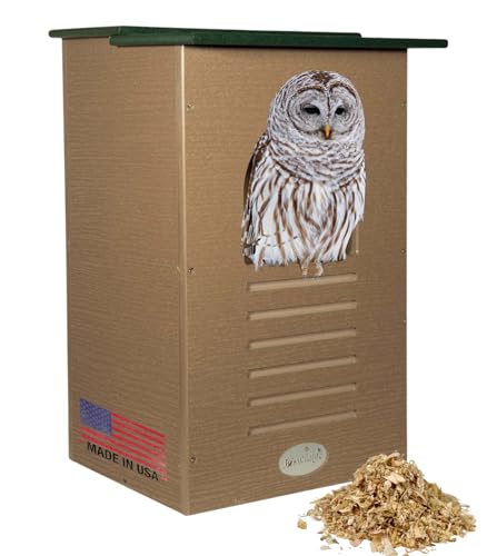 Backyard Birding & Wildlife — JCs Wildlife Tan Barred Owl Nesting Box