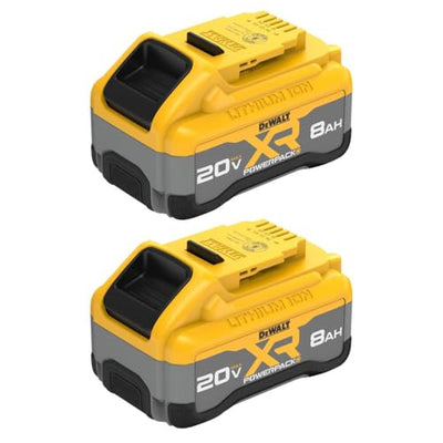 Interchangeable Battery Packs — DEWALT DCB2108-2 Yellow Lithium-Ion Battery 2-Pack
