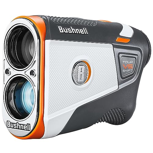 Bushnell Golf Tour V6 Shift Patriot Laser Rangefinder White/Orange/Black
