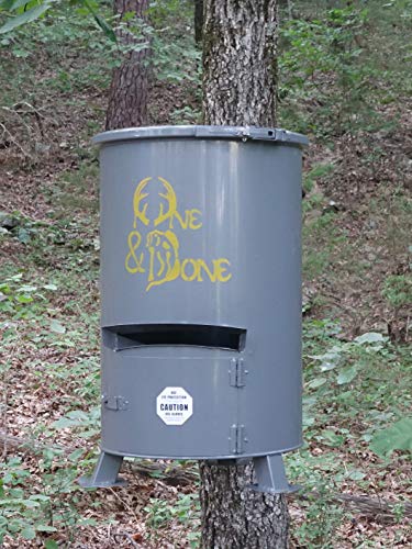 One & Done PRO Game Feeder 30 Gallon Gray