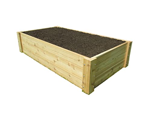 Raised Beds — Infinite Cedar Natural Cedar Raised Bed Garden Kit