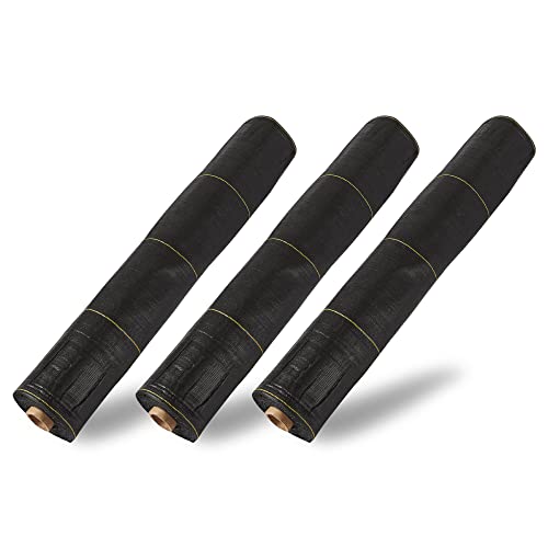Weed Barrier Fabric — DeWitt Sunbelt Woven Weed Barrier Fabric, Black