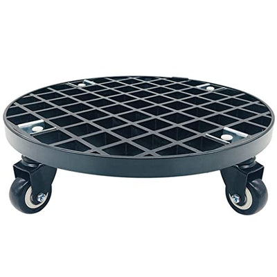 Caddies — HGIYA Heavy-Duty Plant Caddy with Wheels, Black