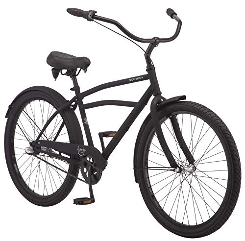 Schwinn Huron Adult Beach Cruiser Bike 3-Speed Black