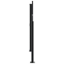 HFXHIJXQ Retractable Side Awning Anthracite Polyester Privacy Screen 472.4 x 472.4 x 55.1 in Outdoor Sun Shade for Patio Garden Balcony Terrace