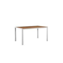 Pangea Home Breeze 3 Piece Set, White Frame Teak Polyresin