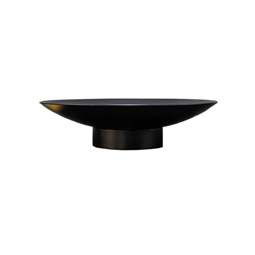 WOAITIANTIAN Plant Saucers Iron Art Baked Enamel Miniature Landscapes Saucer Minimalist Style Flower Arranging Plant Tray(X-Large)
