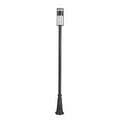 Z-Lite Luca Outdoor Post Light 1-Light 8 Watts Black