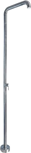 Outdoor Shower kit Portable Outdoor Shower, Stainless Steel Rain Shower Outdoor Shower Column for Poolside Backyard Beach Pool Spa,Waterproof, UV Proof & Frost-Resistant(Small Nozzle)