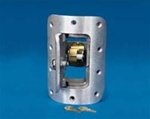 Flagpole Door & Frame For Internal Halyard with Cam Cleat Bronze