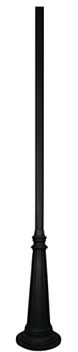 Z-Lite 512POST-BK Outdoor Post Outdoor Post, Aluminum Frame, Black Finish