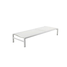 Pemberly Row Modern Patio Loungers, 71" W x 31" D x 38" H, Aluminum Frame, White Finish, Set of 2, Stackable Design, Rust-Free Outdoor Seating for Patio or Poolside Use