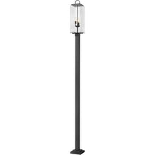 Z-Lite 592PHBS-536P-BK Sana Outdoor Post Light, 3-Light, 180 Total Watts Black