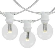 Novelty Lights 100' Warm White LED G50 Globe Outdoor String Lights