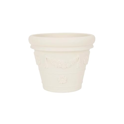 SLMslmsh-5188 Flower Pot Extra-Large Ceramic-Look Phalaenopsis Orchid Pot; Thickened Resin Pot for Home Use Gardening Pot(XL)
