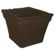 Cow Pots - 3 inch Square - Natural Manure Pots - Biodegradable Peat - One Case - 1176 pots by Growers Solution