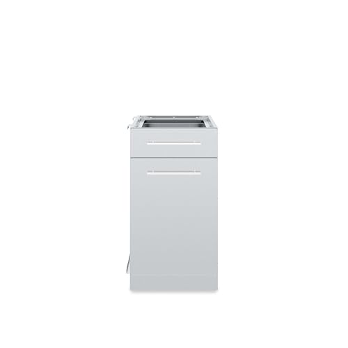 Broil King 802300 1 Door Drawer Cabinet, Stainless Steel