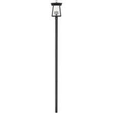 Z-Lite 5015PHBR-5009P120 Rainer 4 Light 143" Tall Post Light - Black