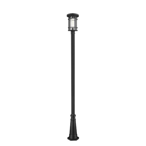 Z-Lite 1 Light Outdoor Post Mounted Fixture 570PHB-519P-BK