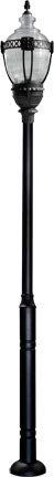 DABMAR LIGHTING INC GM8039-B-MT Fixture,Acorn,8039,B,MT,Clear Top