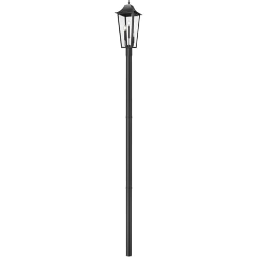 Z-Lite 5008PHBR-5009P96 Gannon 3 Light 121" Tall Post Light - Black