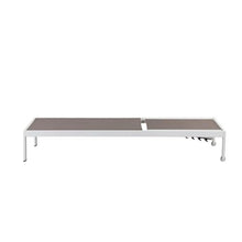 Pangea Home Chester 15-piece Modern Aluminum Patio Sofa Set in White/Gray