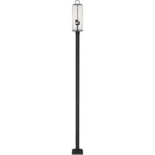 Z-Lite 592PHBS-536P-BK Sana Outdoor Post Light, 3-Light, 180 Total Watts Black
