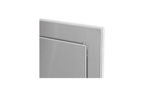 Bull Outdoor Products Premium Components for Outdoor Kitchen BBQ Island Vertical Stainless Steel Access Door with Reveal