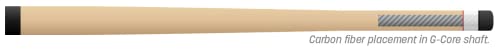 McDermott G-Series G331 Pool Cue Stick G-Core Shaft