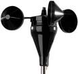 Maximum Vigilant Wind Speed Instrument - Nickel Case, Black Dial