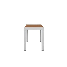 Pangea Home Breeze 3 Piece Set, White Frame Teak Polyresin