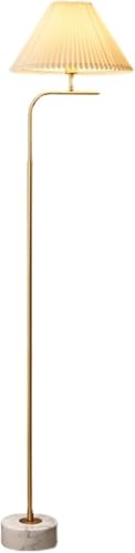 LemNin Floor Lamp，Floor Lamp for Living Room， Living Room Lamps Pleated Living Room Floor lamp