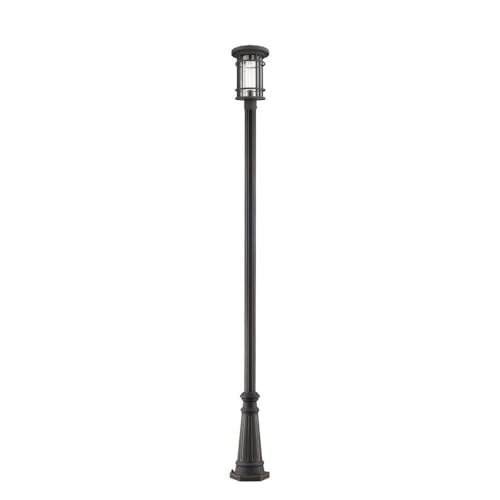 Z-Lite 1 Light Outdoor Post Mounted Fixture Oil Rubbed Bronze