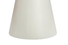 Armen Living Palea Indoor Outdoor Dining Table in White Concrete Finish