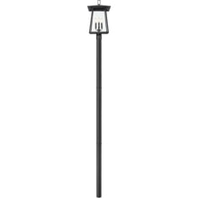 Z-Lite 5015PHBR-5009P96 Rainer 4 Light 119" Tall Post Light - Black
