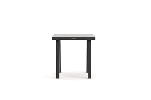 Winston Solid Top 24" Square Side Table, Antique Bisque